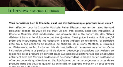 Interview Michael Guttman MC