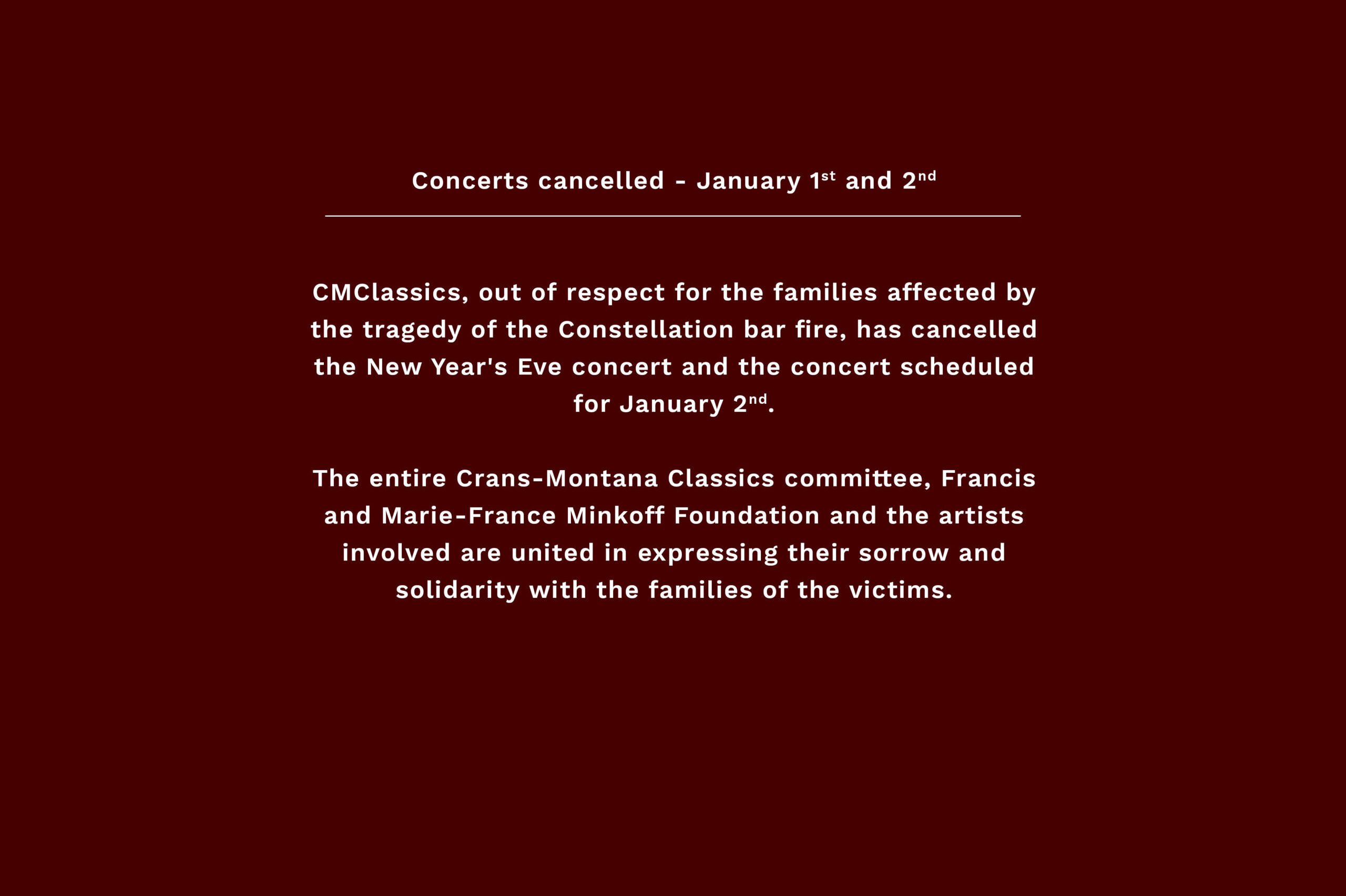 Annonce annulation-ENG